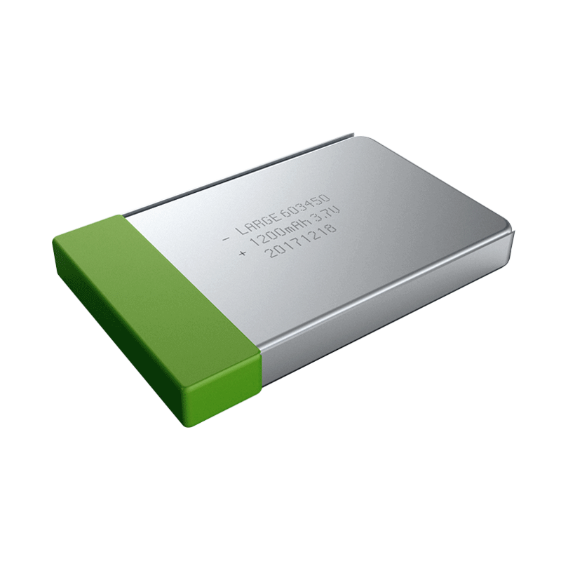  -40℃低溫聚合物鋰電池603450 3.7V 1200mAh，測控