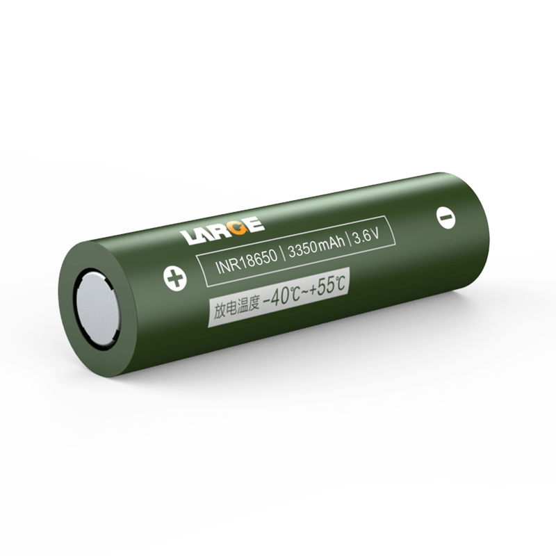 低溫高能量密度18650 3.6V 3350mAh，比能量240Wh/kg